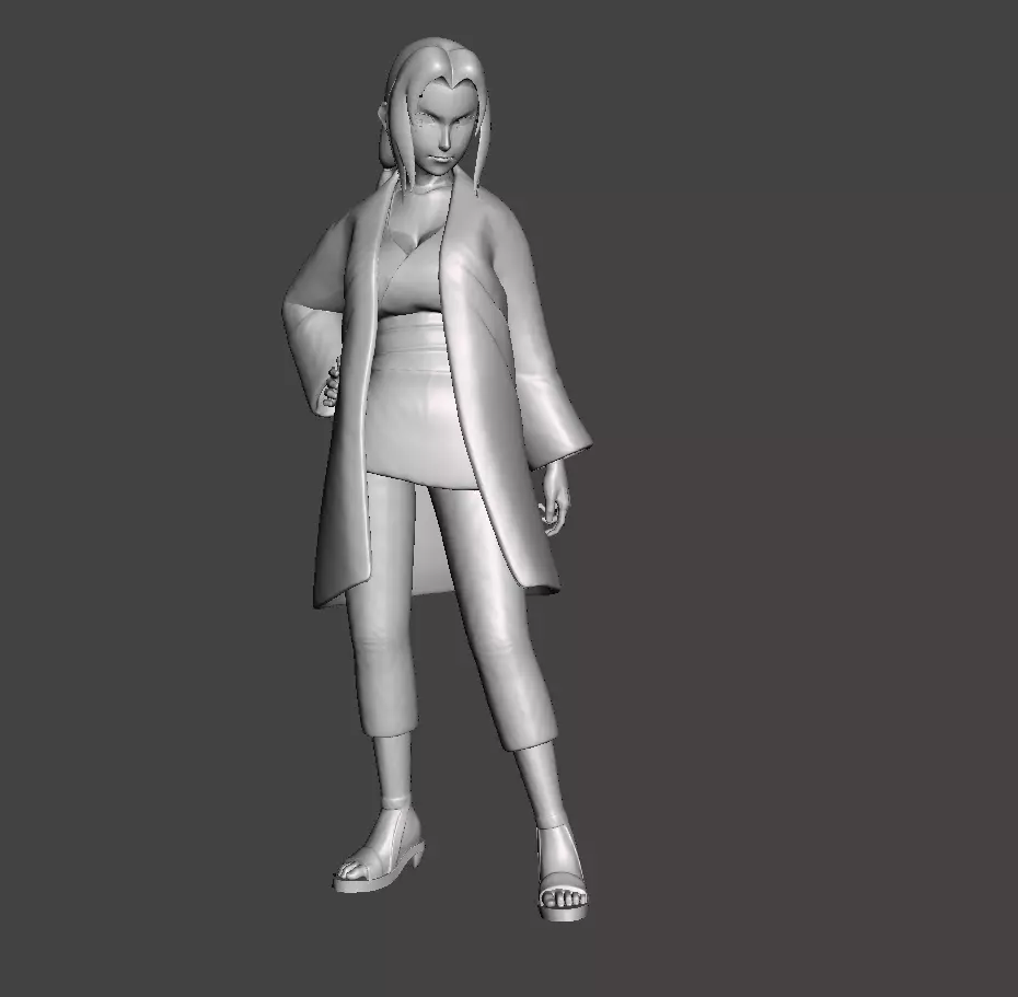 Tsunade 3D Model 3D print model_0