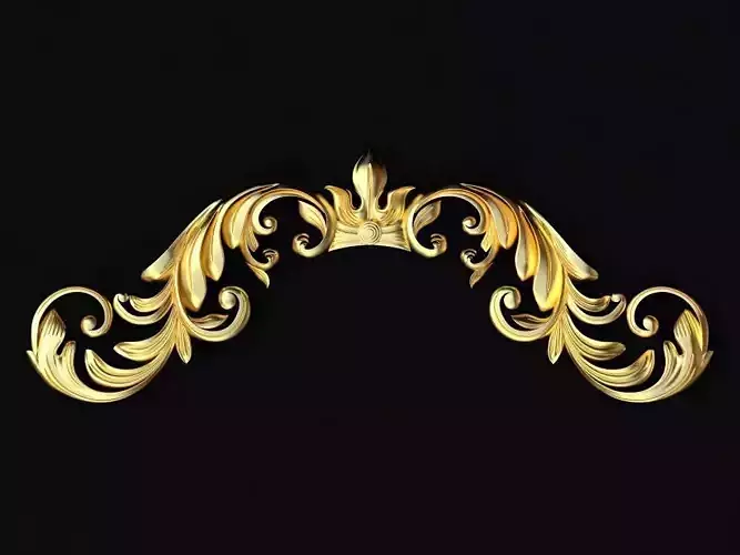 Central decor ornament for furniture