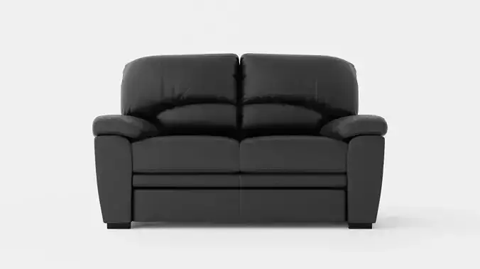 Lindby 2 Seater Sofa Artificial Leather