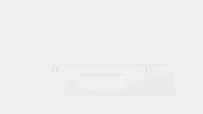 Jugansbo TV Bench 180 Cm 2 Shelves Led Lighting