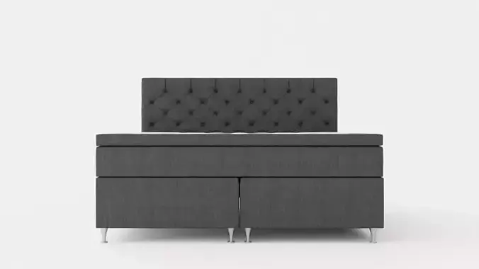 Joluma Complete Bed Package Continental Bed 180x200 Darkgr