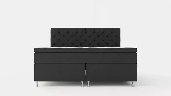 Joluma Complete Bed Package Continental Bed 180x200 Black