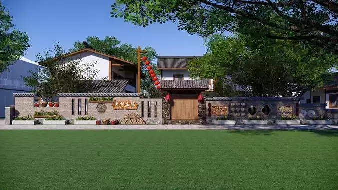 New Chinese rural houses