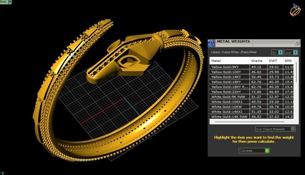 Dragon bracelet and ring 3D print model_5