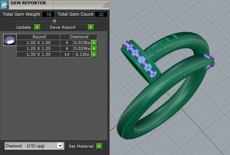 cartier ring 3D print model_11
