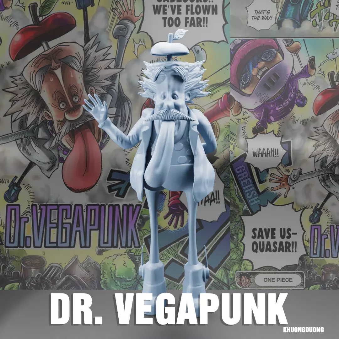 VEGAPUNK - EGGHEAD - ONE PIECE - 3D PRINT 3D print model_0