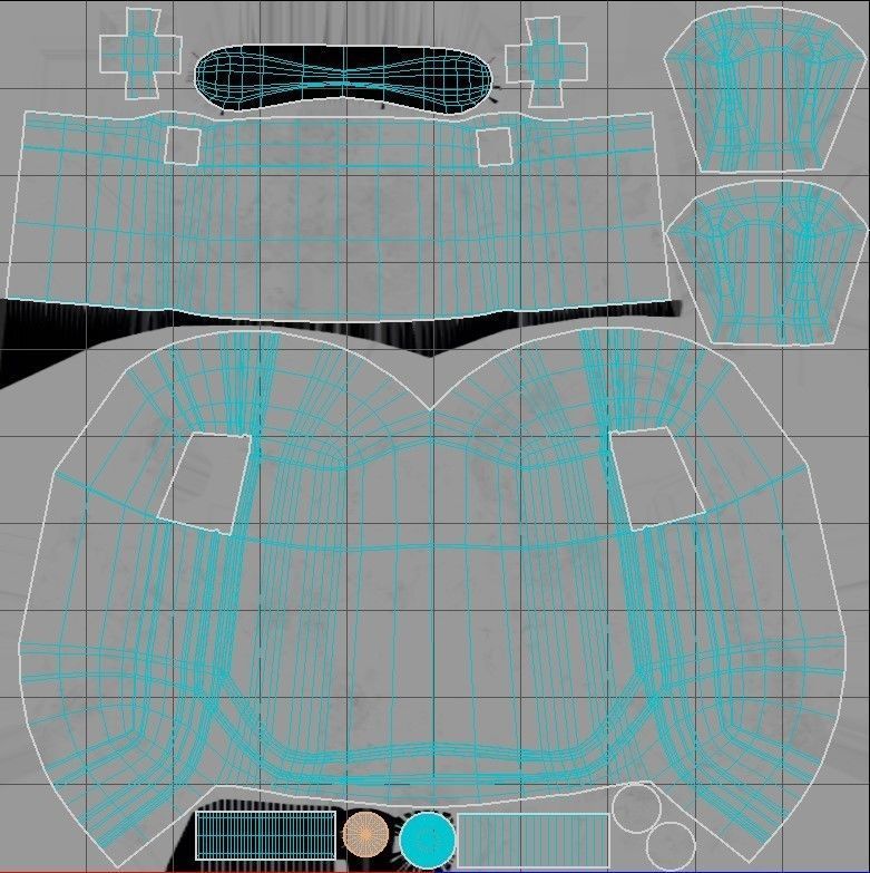 Drone Low-poly 3D model_10