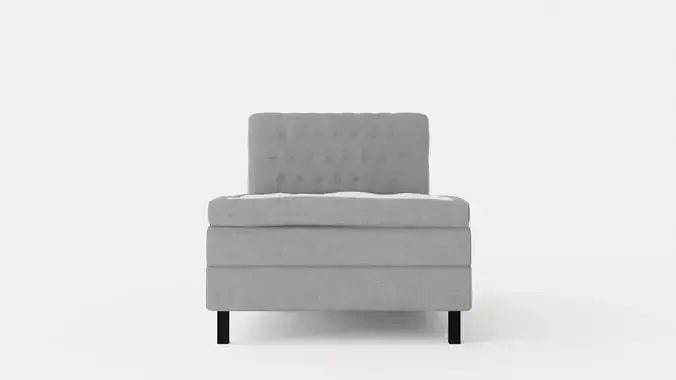 Lucky Complete Bed Package 120x200 Polyeter Diamond Bed Wave