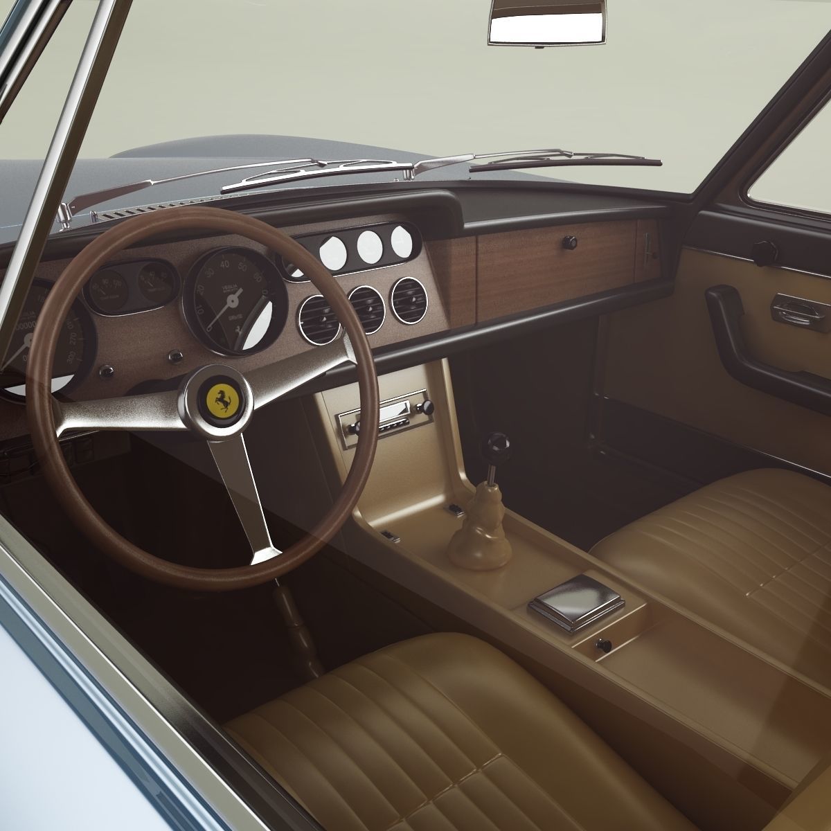 Ferrari 330GT 2plus2 mk1 3D model_8