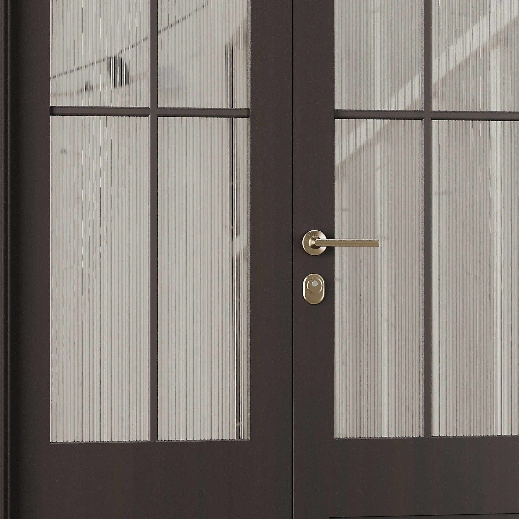 Entrance door set26 3D model_2