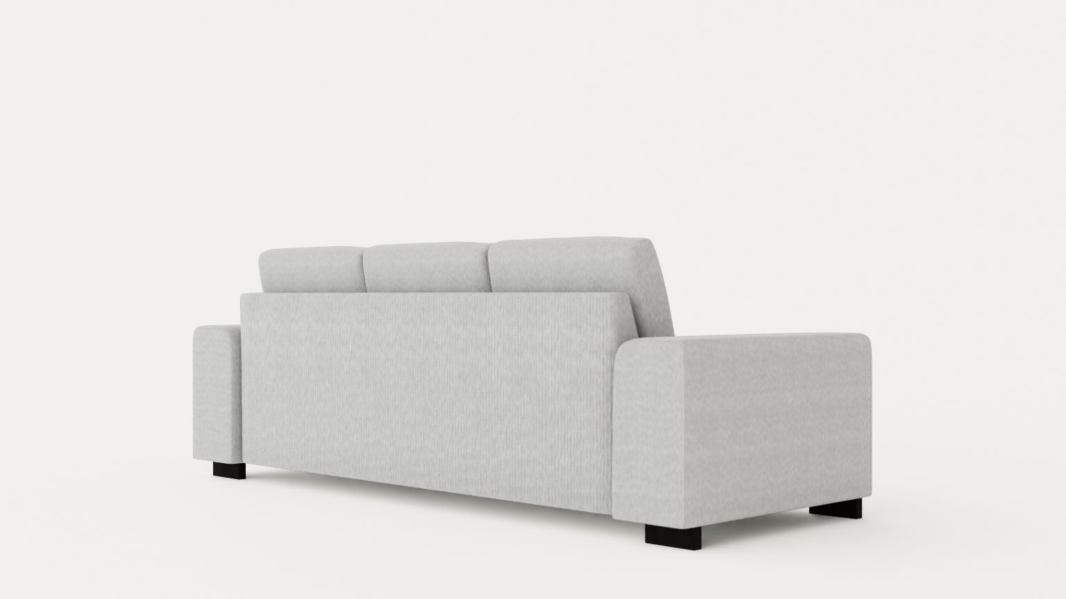 Link 3 Seater Sofa Low-poly 3D model_3