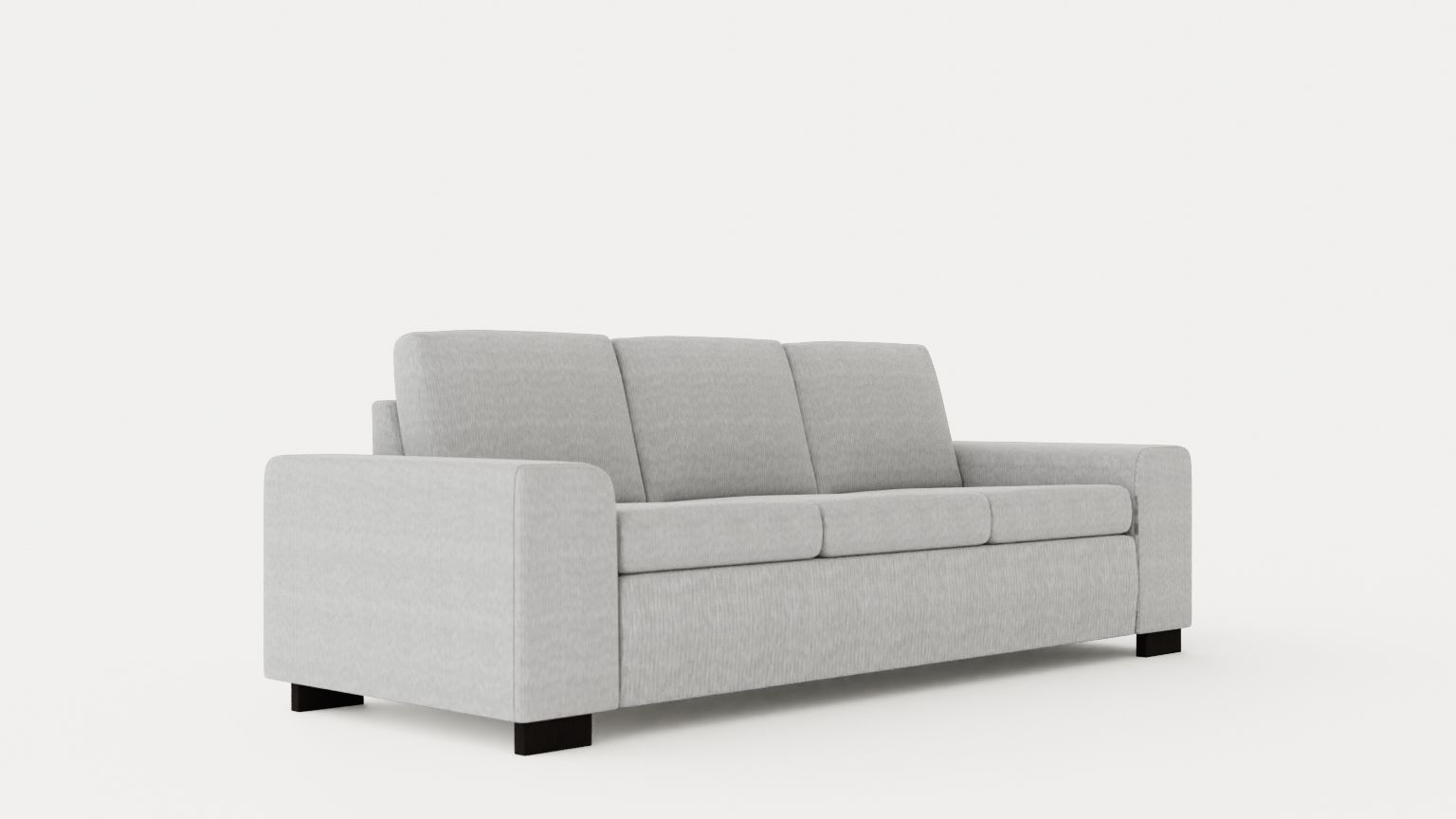 Link 3 Seater Sofa Low-poly 3D model_1