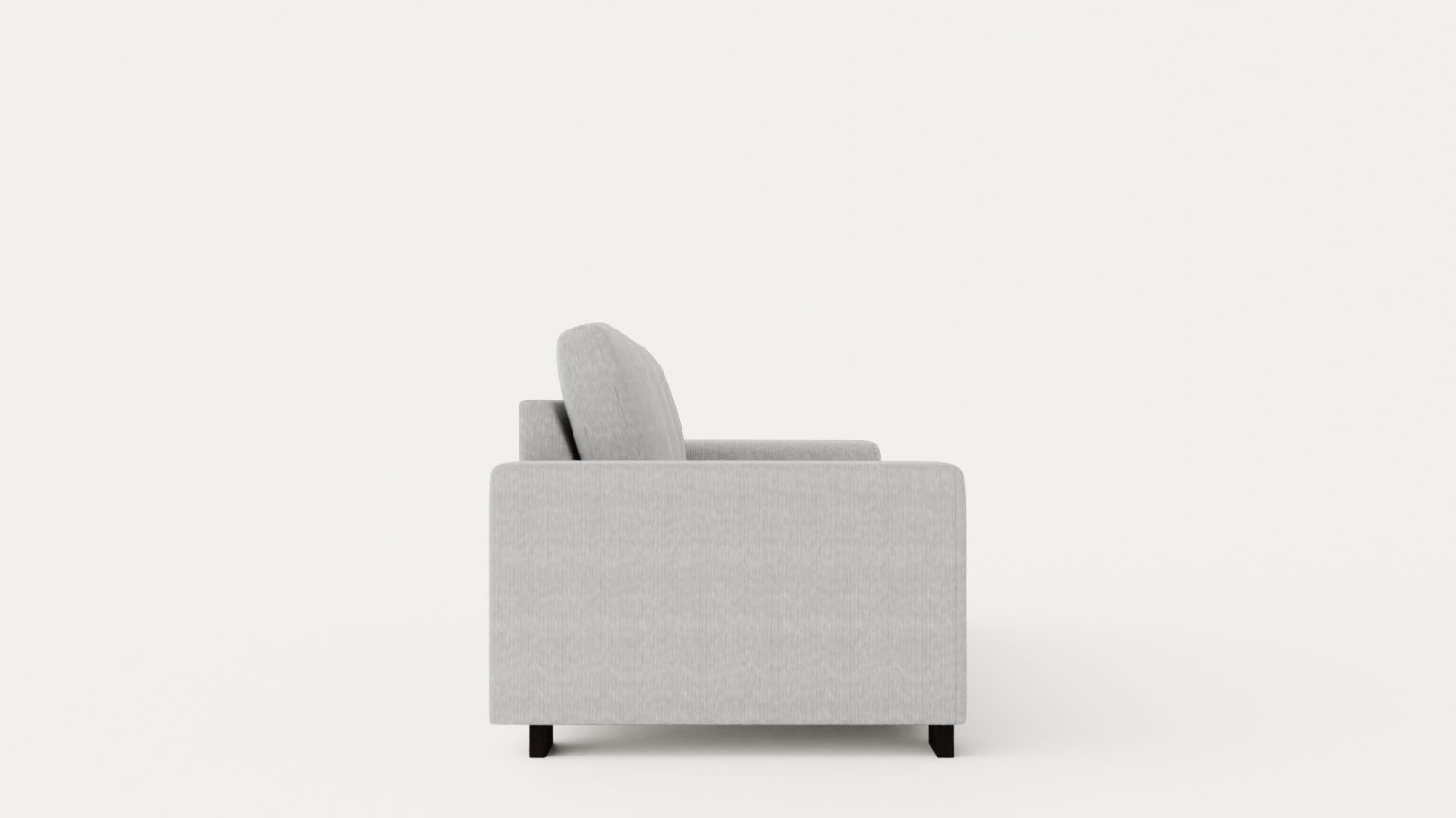 Link 3 Seater Sofa Low-poly 3D model_2