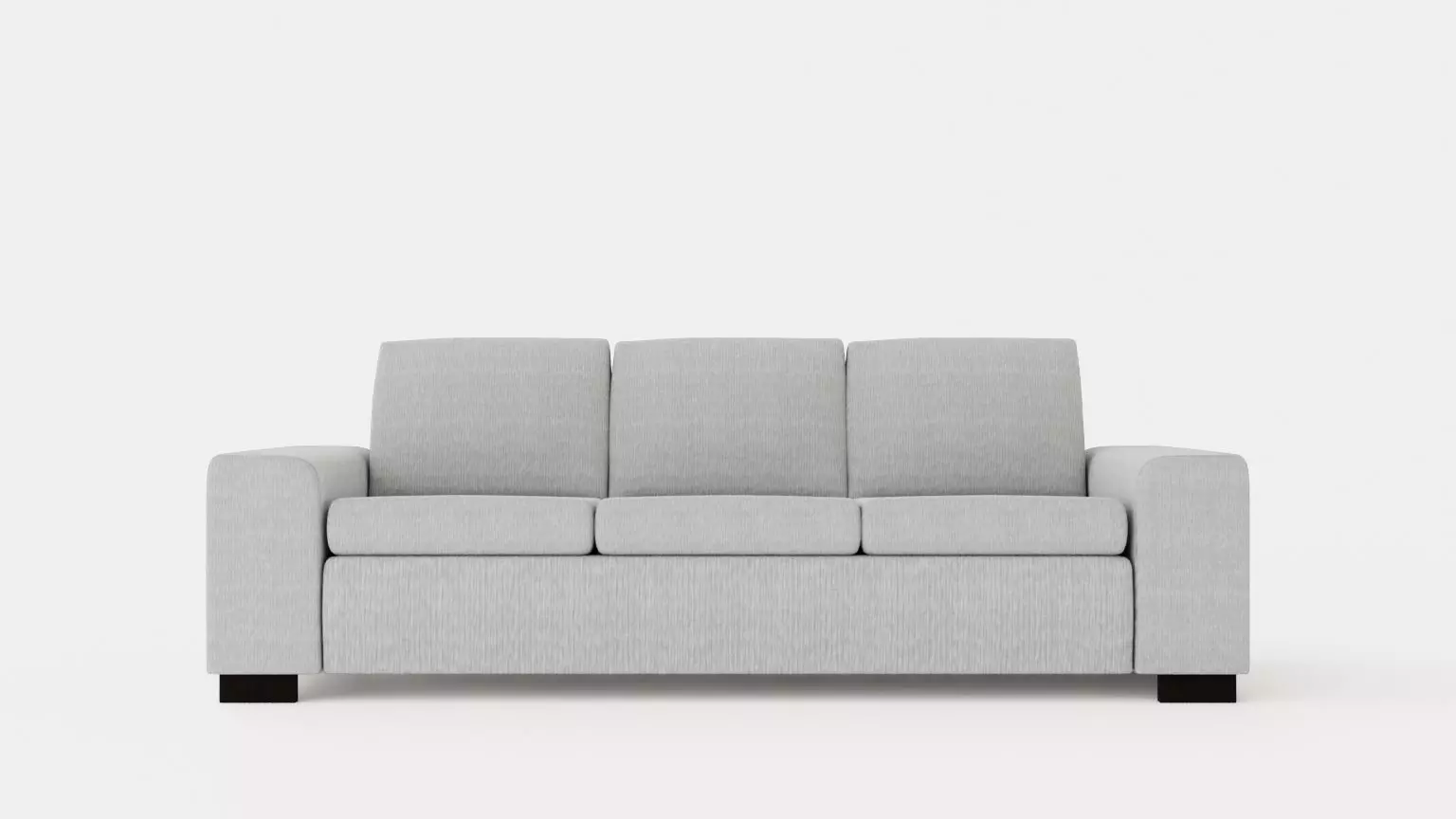 Link 3 Seater Sofa Low-poly 3D model_0