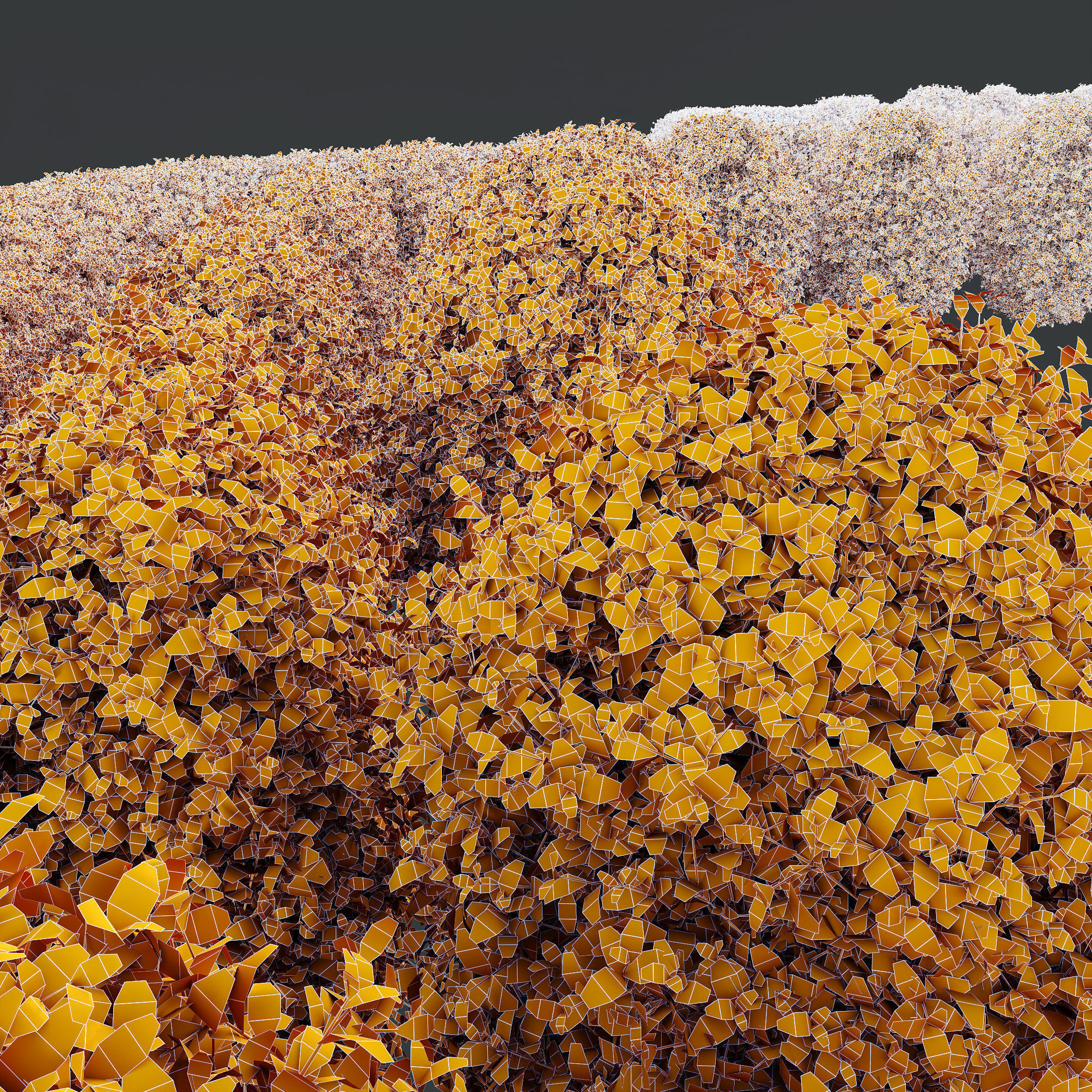 6 Different SETS of Indoor Shrub SET VOL121 3D Model Collection_22