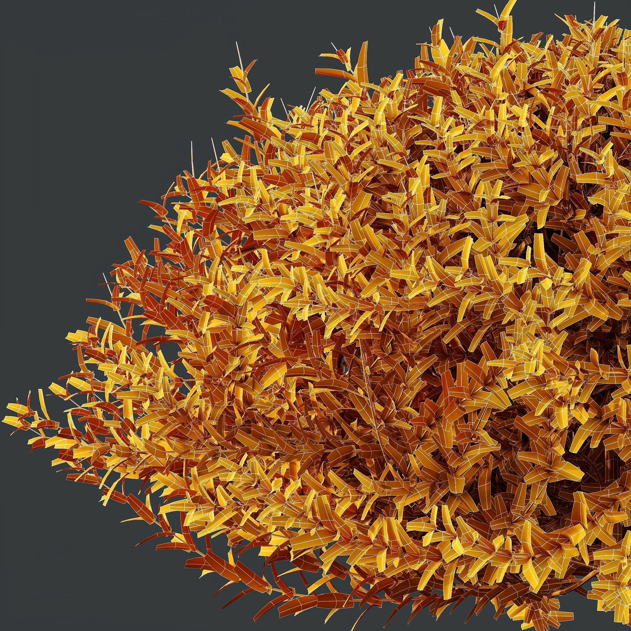 6 Different SETS of Indoor Shrub SET VOL121 3D Model Collection_19