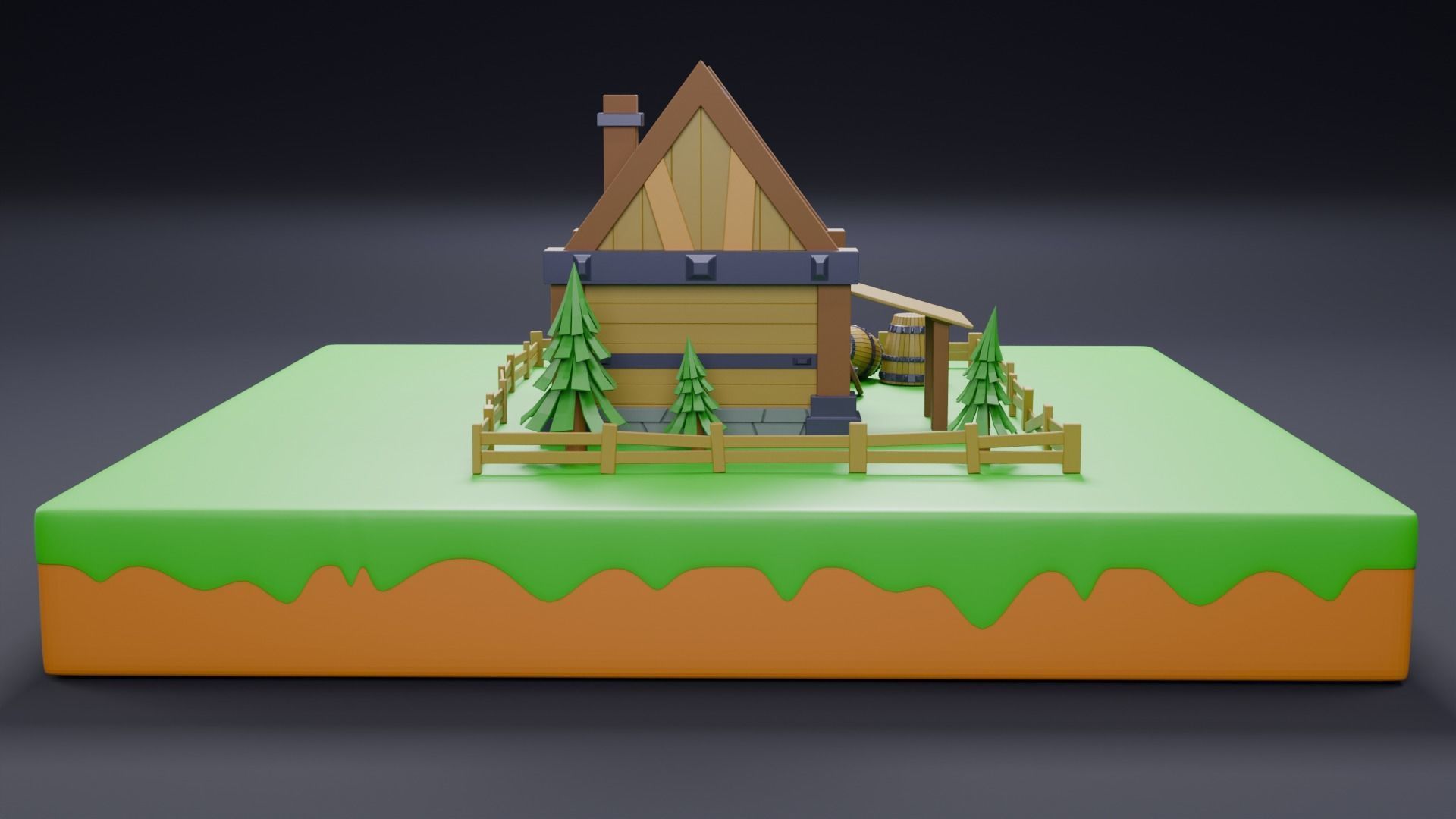 Viking house 01 3D model_10