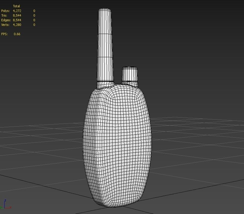 Walkie Talkie  M05 Low-poly 3D model_8
