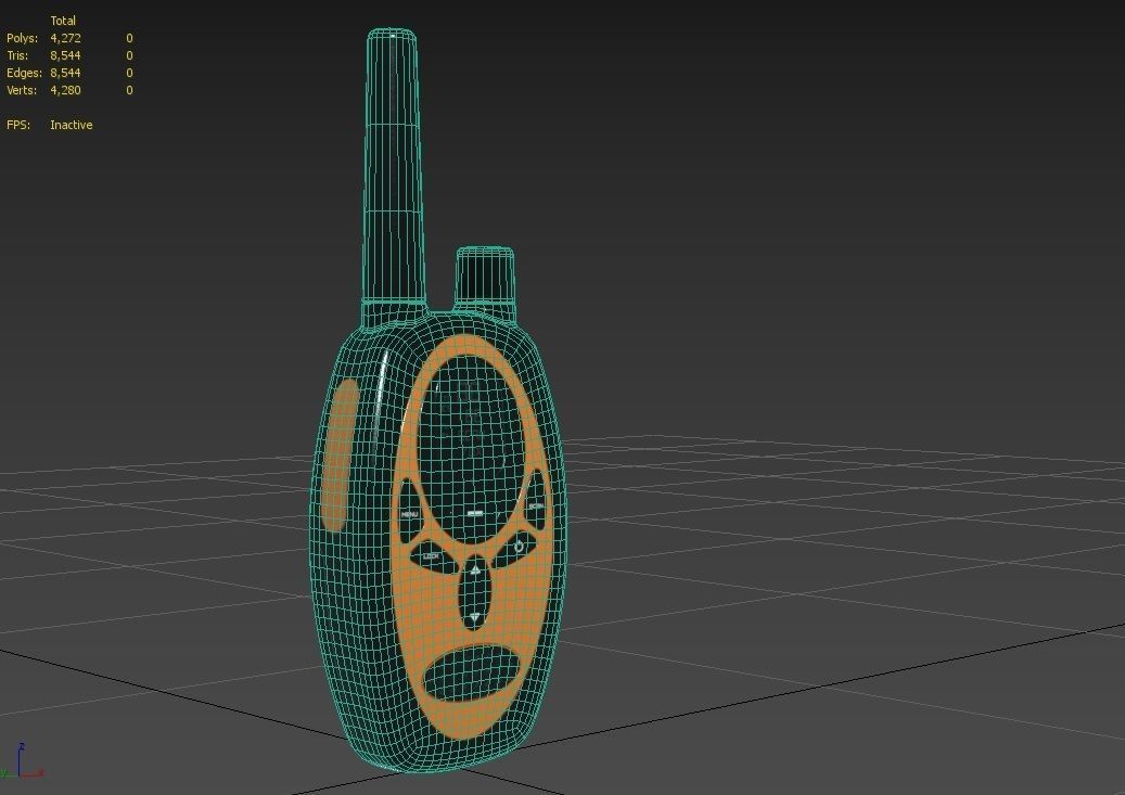 Walkie Talkie  M05 Low-poly 3D model_2