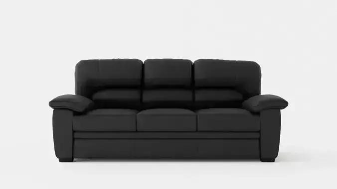Lindby 3 Seater Sofa Artificial Leather