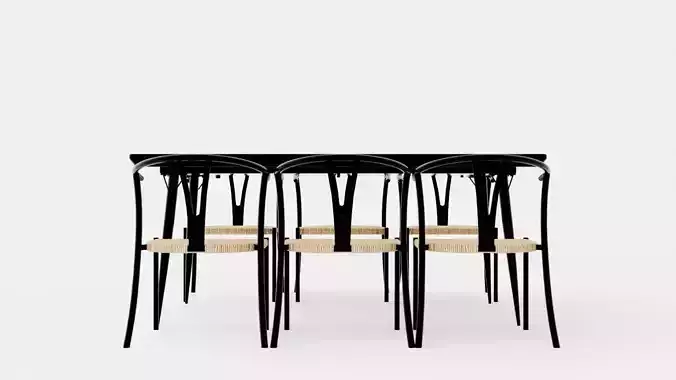 Lilo Food Group 180 Cm With 6 Elysia Dining Chairs