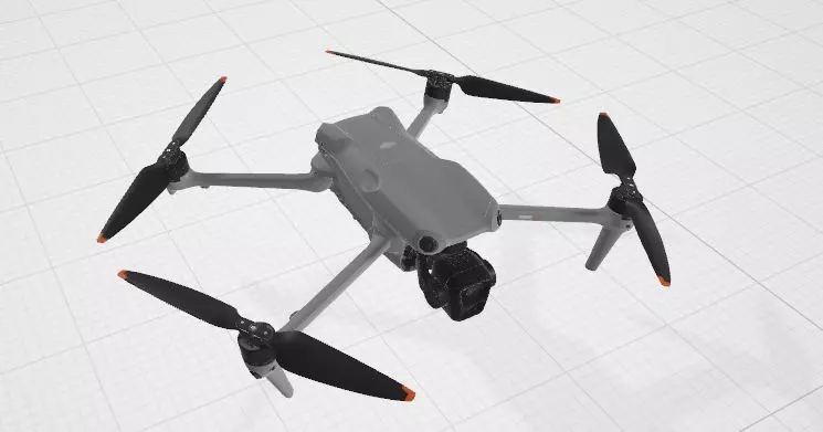 dji air 3 3D model