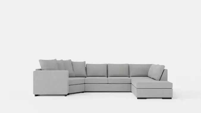 Kahnia Corner Sofa Cozy Corner With Chaise Lounge Right