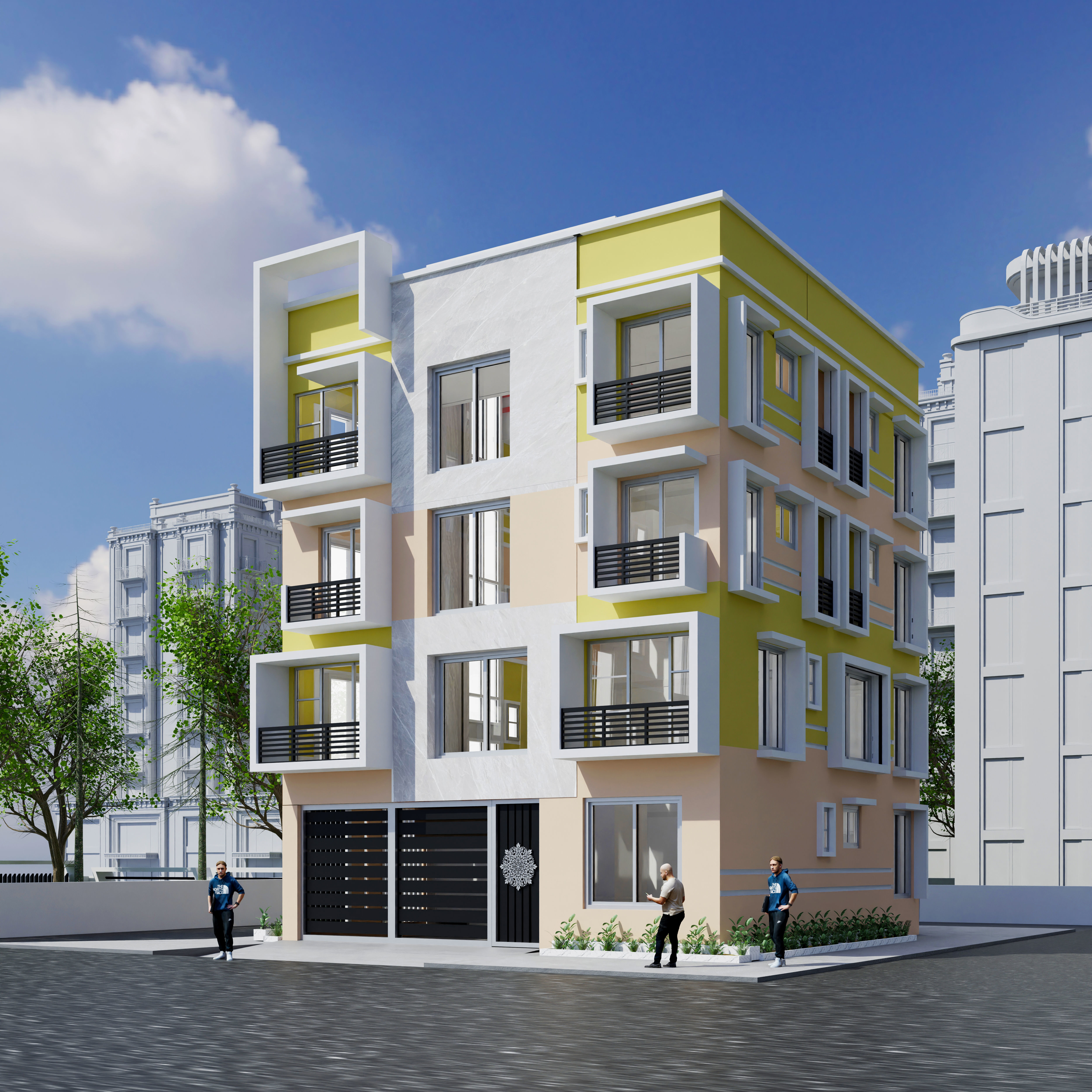 Exterior design 3D model_2