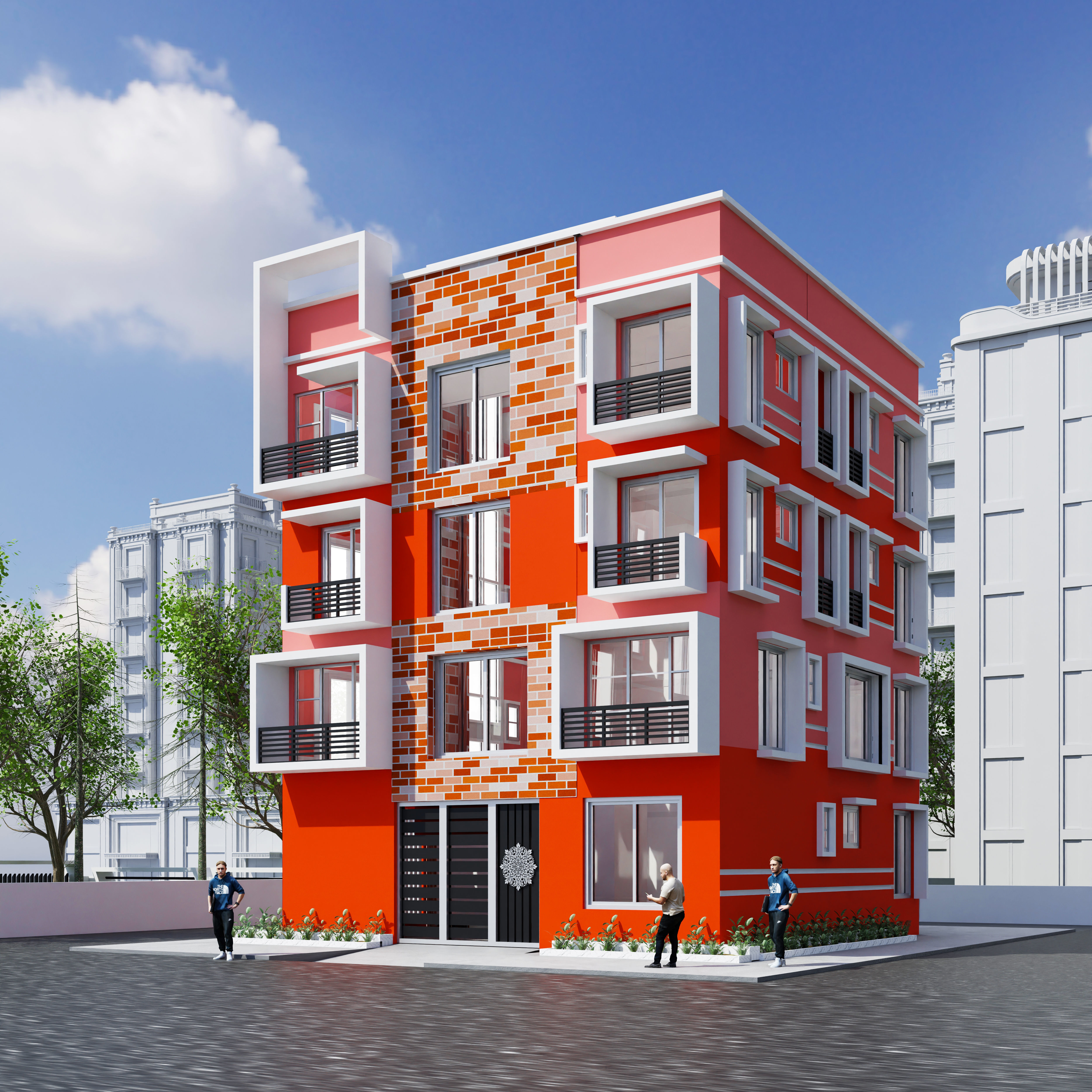 Exterior design 3D model_6