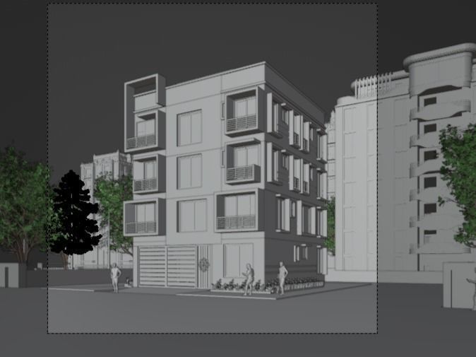 Exterior design 3D model_3