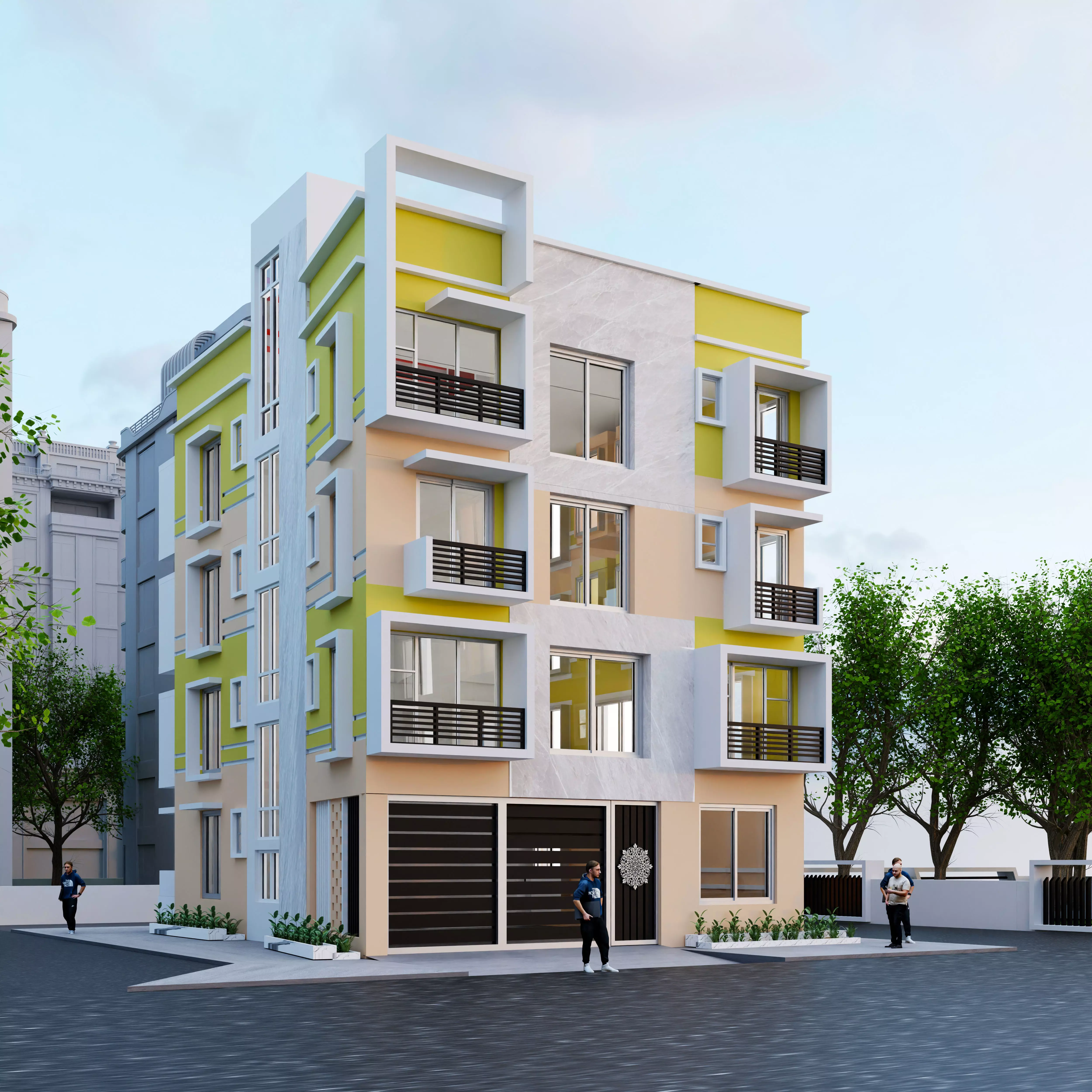 Exterior design 3D model_0