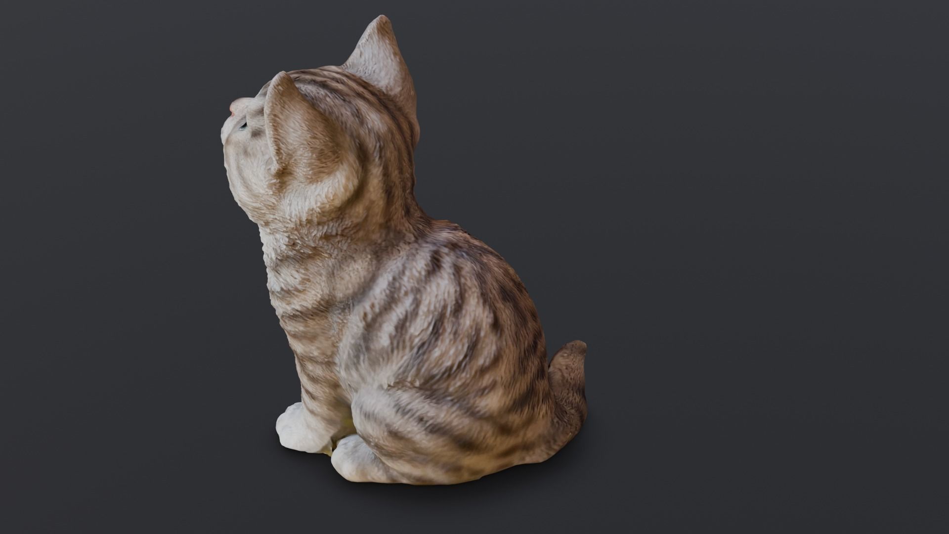 Kitten 3D Model Low-poly 3D model_3