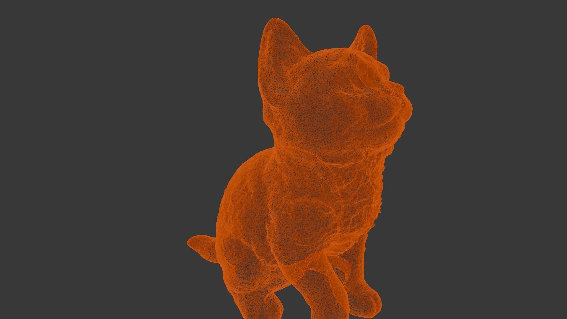 Kitten 3D Model Low-poly 3D model_10