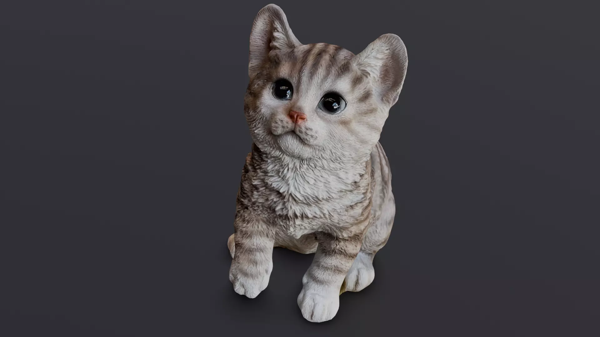 Kitten 3D Model Low-poly 3D model_0