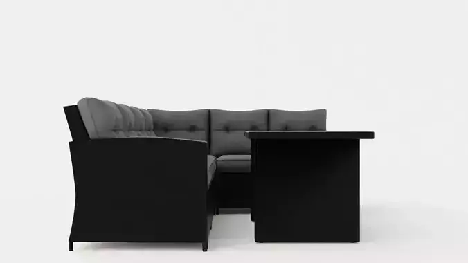 James Lounge Group Table Sofa Right