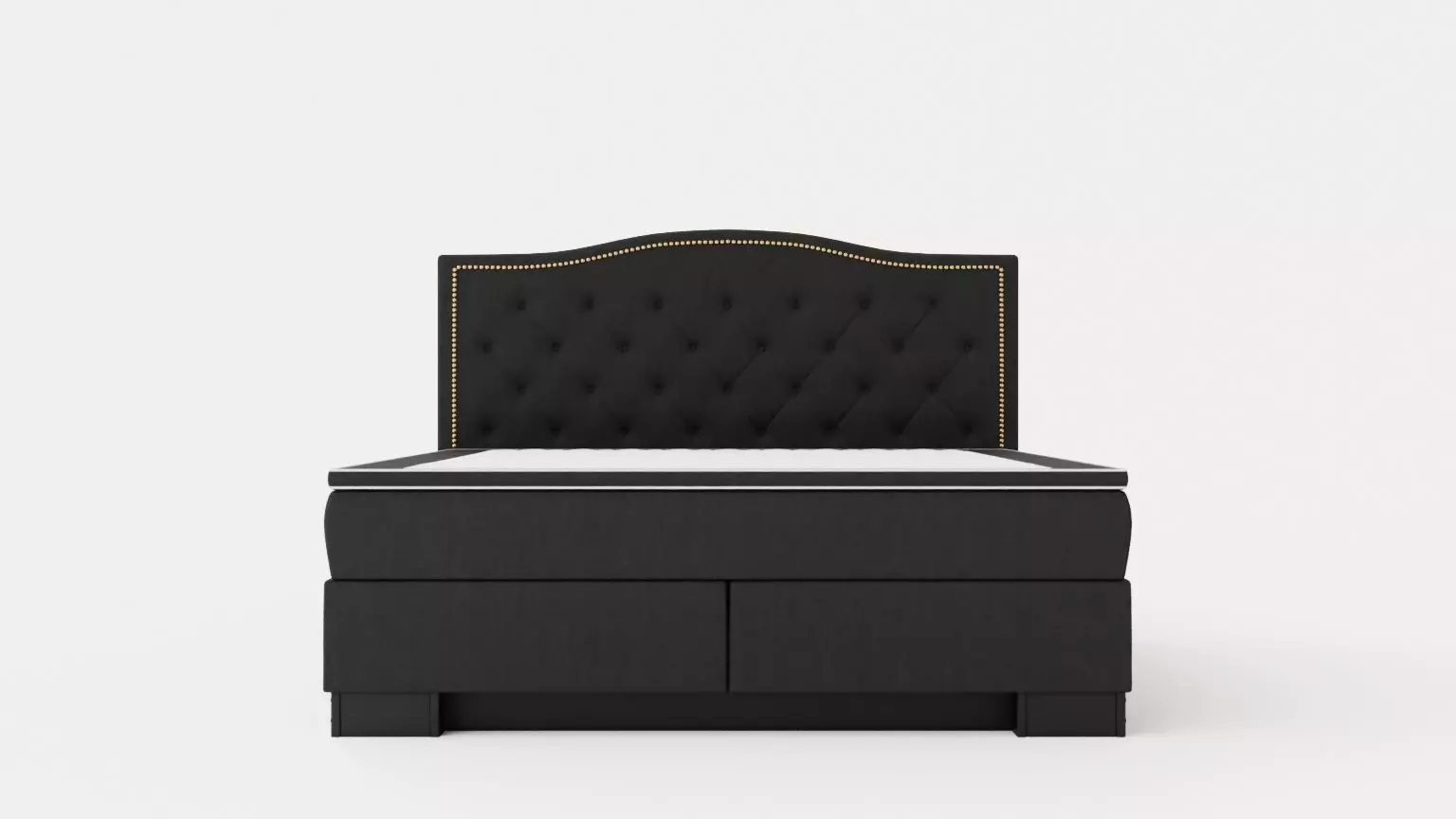 Hilton Luxury Complete Bed Pack180x200 Admiral Bed Give Top Low-poly 3D model