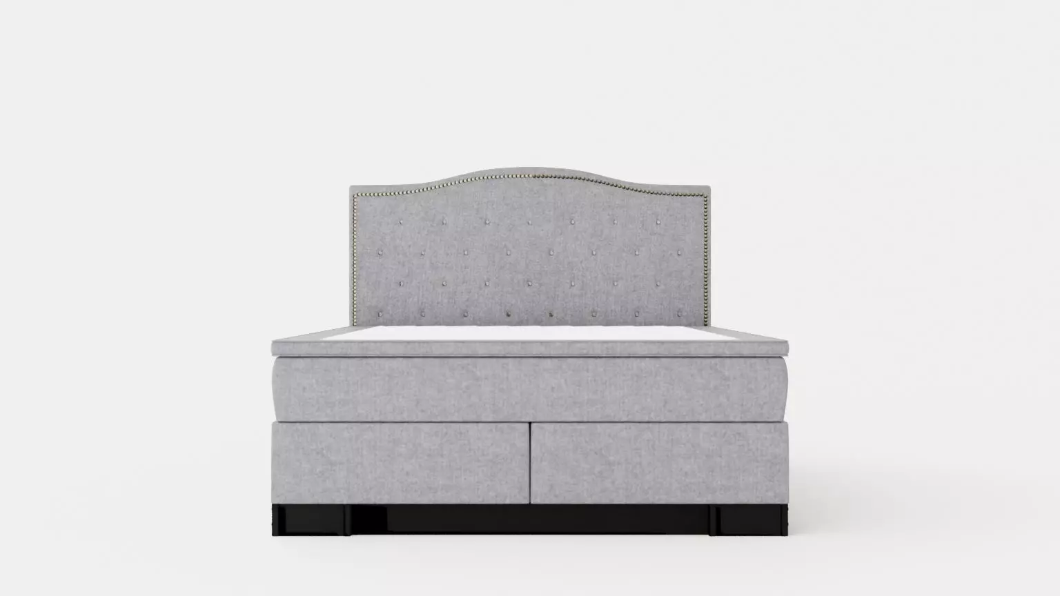 Hilton Luxury Complete Bed Pack160x200 Admiral Bed Give Top Low-poly 3D model