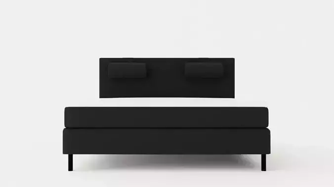 Happy Continental Bed 160x200cm Black