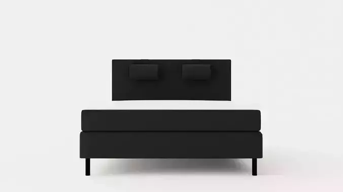 Happy Continental Bed 140x200cm Black