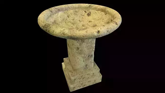 Sink Medieval V2 Free low-poly 3D model