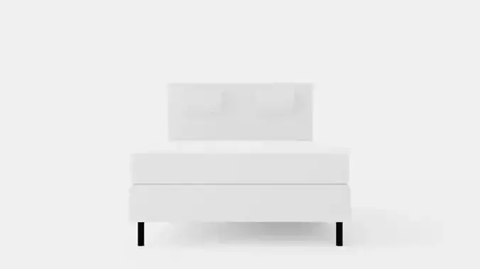 Happy Continental Bed 120x200cm Light Gray