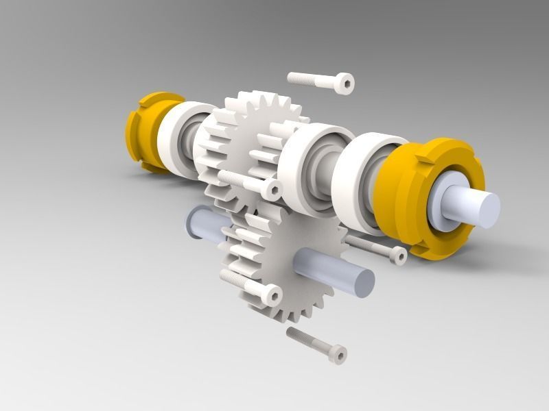 gearbox 3D model_1