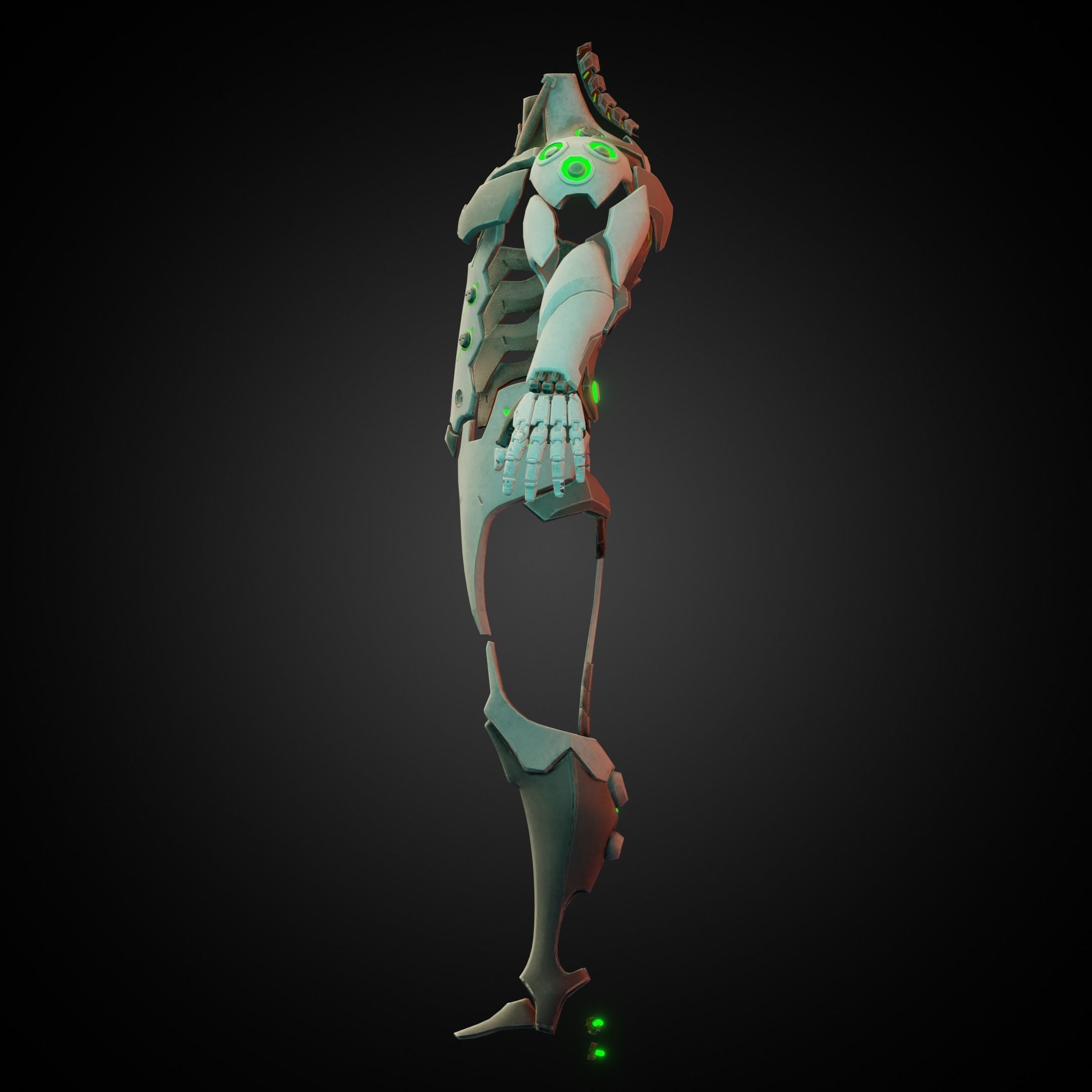 Overwatch Genji Armor for Cosplay 3D model 3D printable | CGTrader