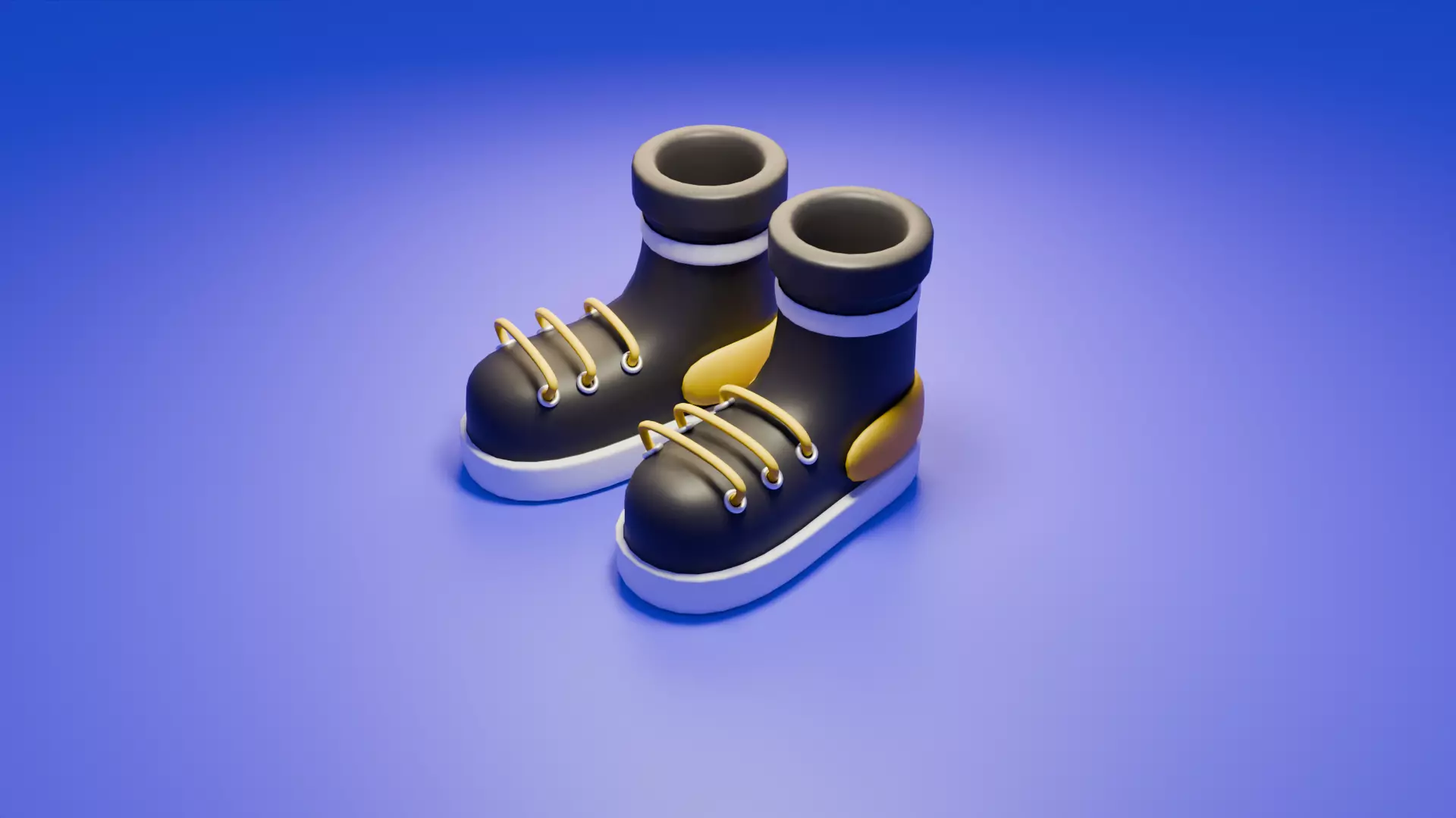 Cartoon Shoes Free low-poly 3D model