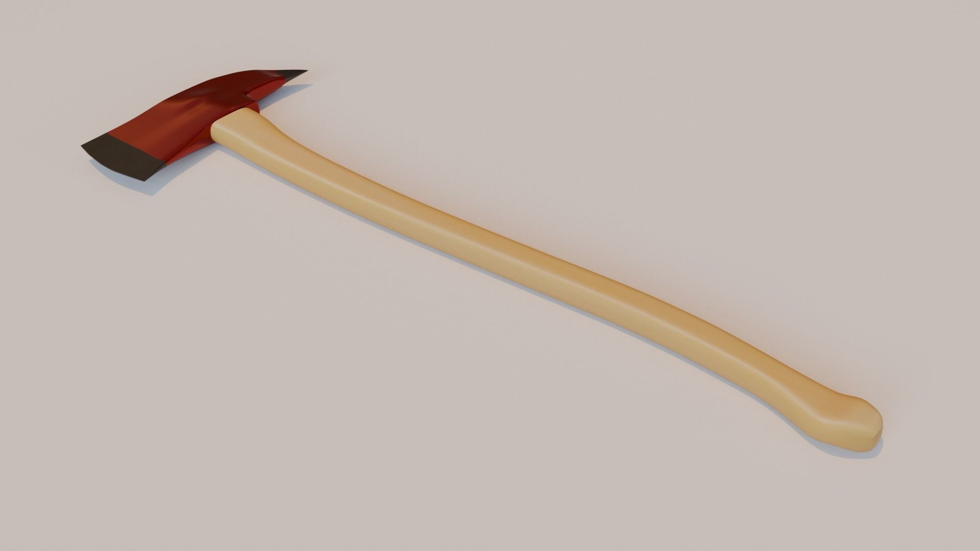 Fire Axe Game Ready 3D Model Low-poly 3D model_2