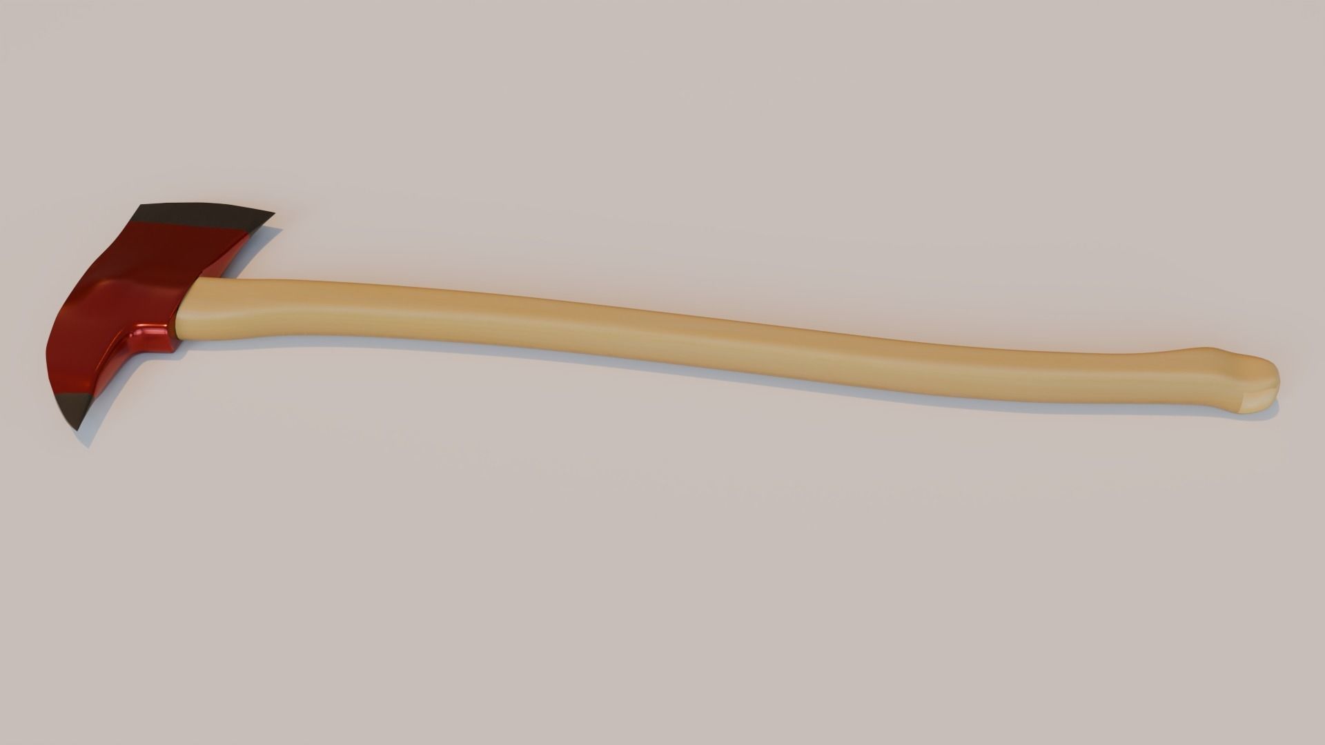 Fire Axe Game Ready 3D Model Low-poly 3D model_3