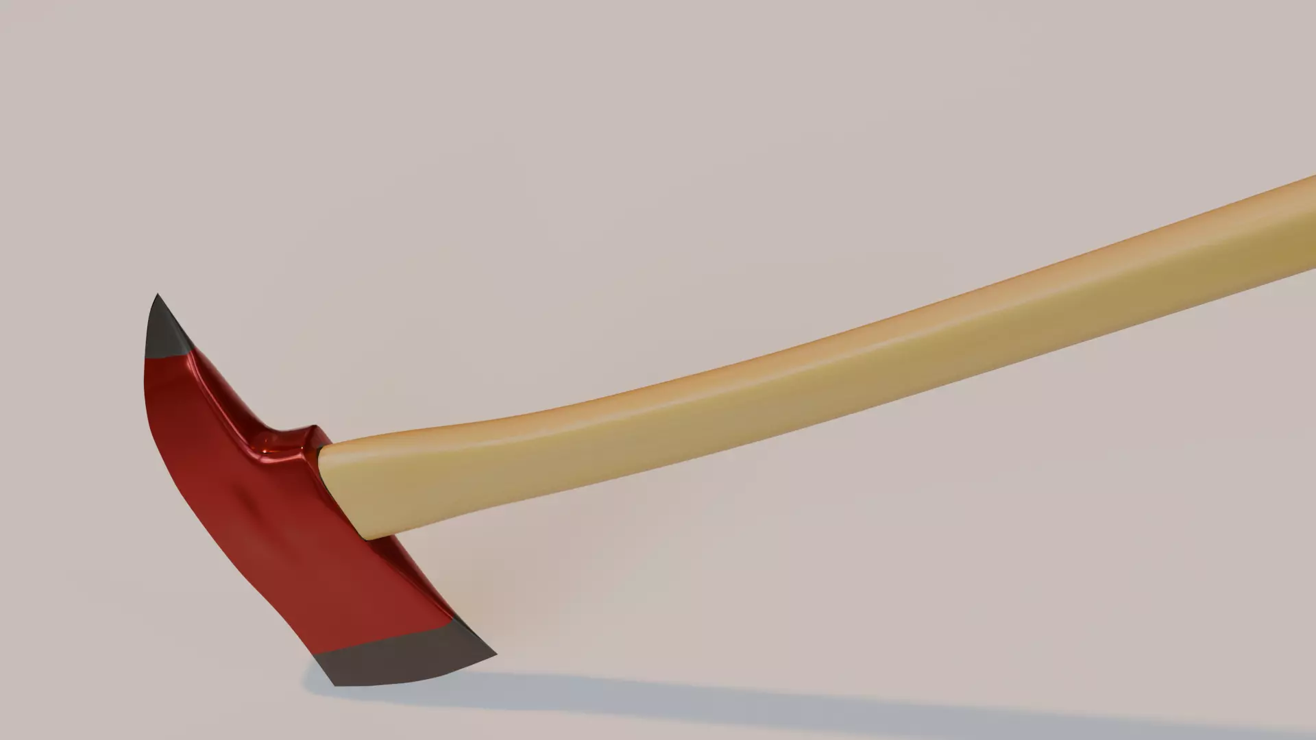 Fire Axe Game Ready 3D Model Low-poly 3D model_0