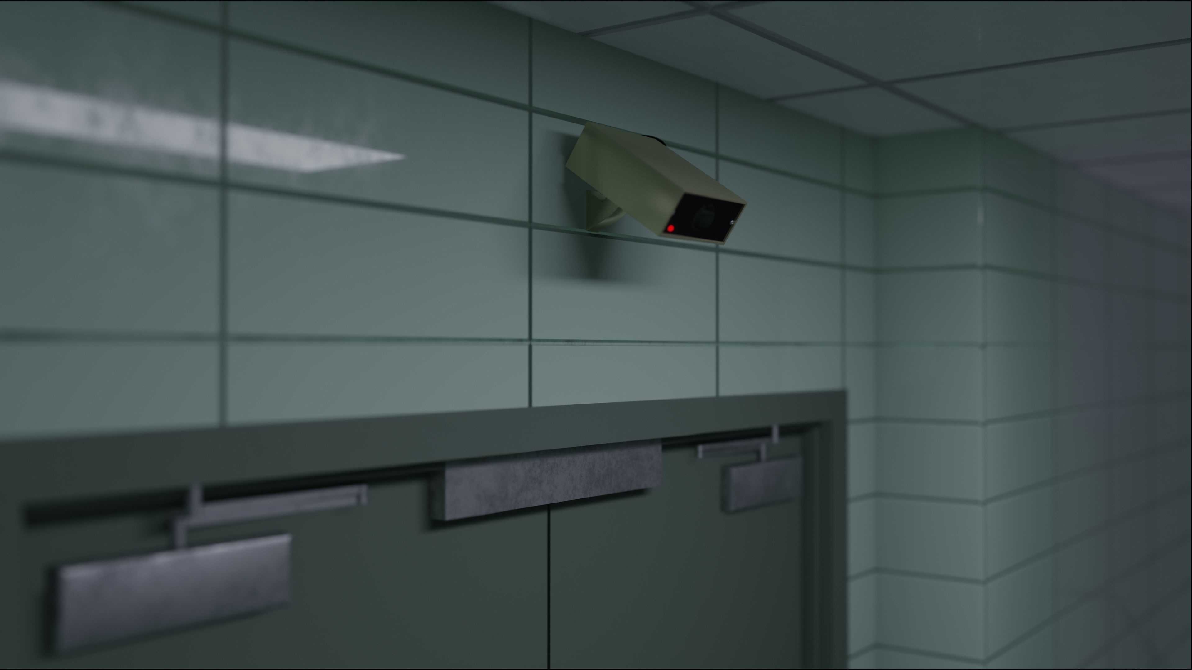 Stranger Things Hospital Hall 3D model_3