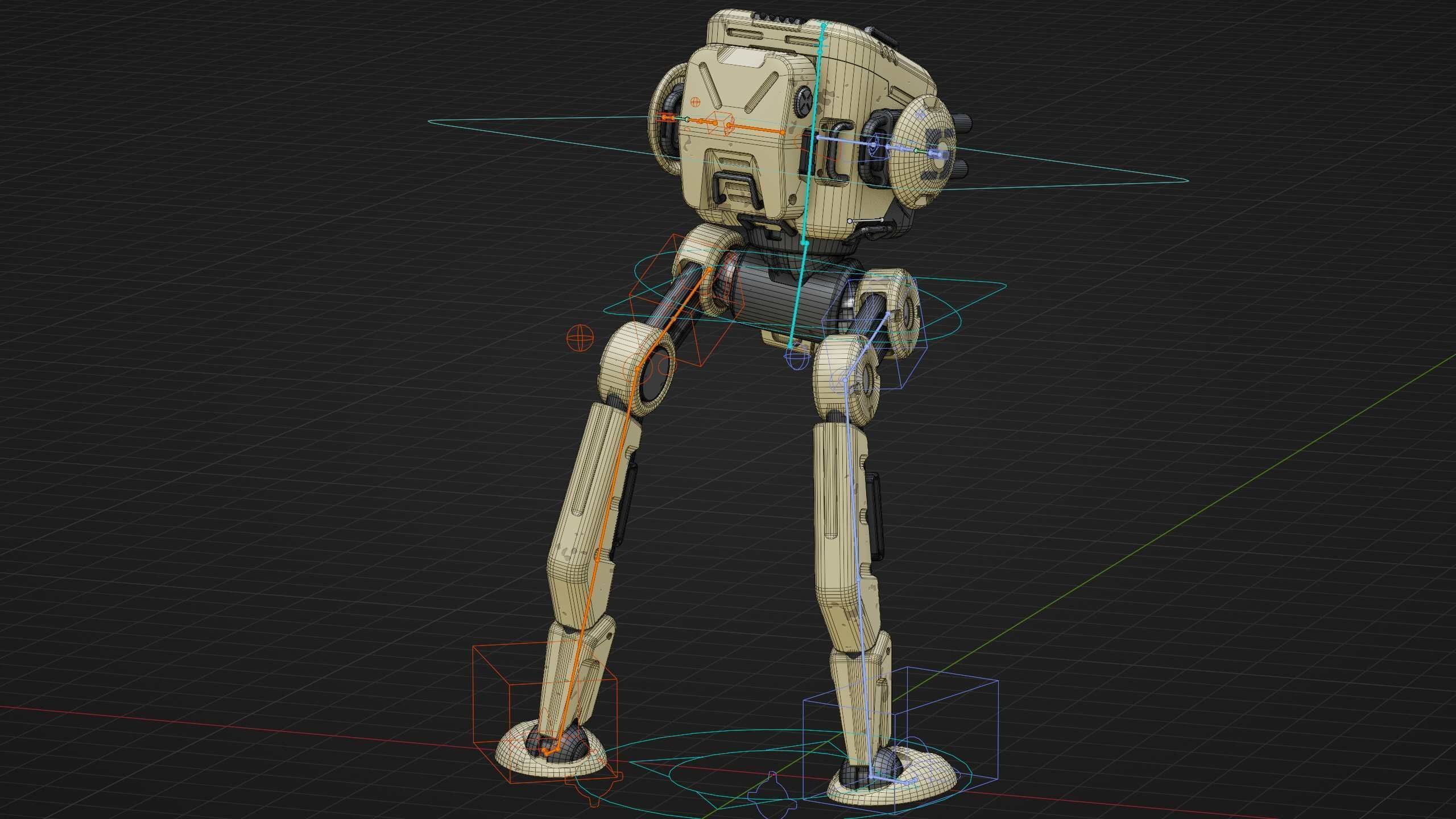 M-200 WALKER Rigged for Unreal Engine - Unity - MIXAMO  3D model_38