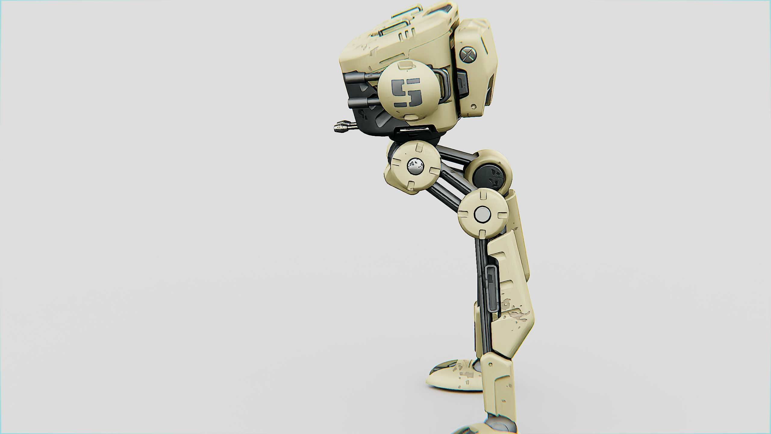M-200 WALKER Rigged for Unreal Engine - Unity - MIXAMO  3D model_12